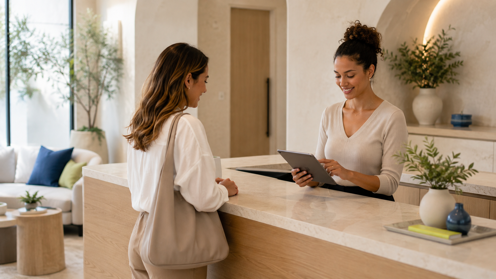 Appointment teams using a connected business workflow